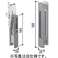 引戸錠セット引込み型用（Ｕ５仕様）HHJ-0226U5【交換要領書付】